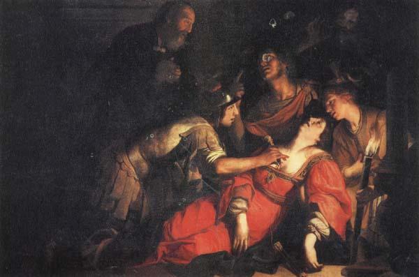 Francesco Rustici The Deathe of Lucretia France oil painting art